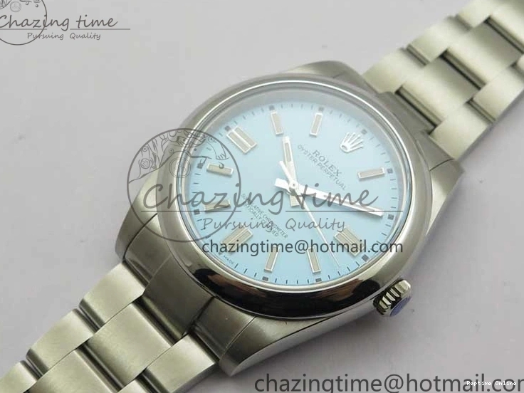 0520 GoodFit Oyster Perpetual 41mm 124300 BP Maker Best Edition Tiffany Blue Dial on SS Bracelet 2691